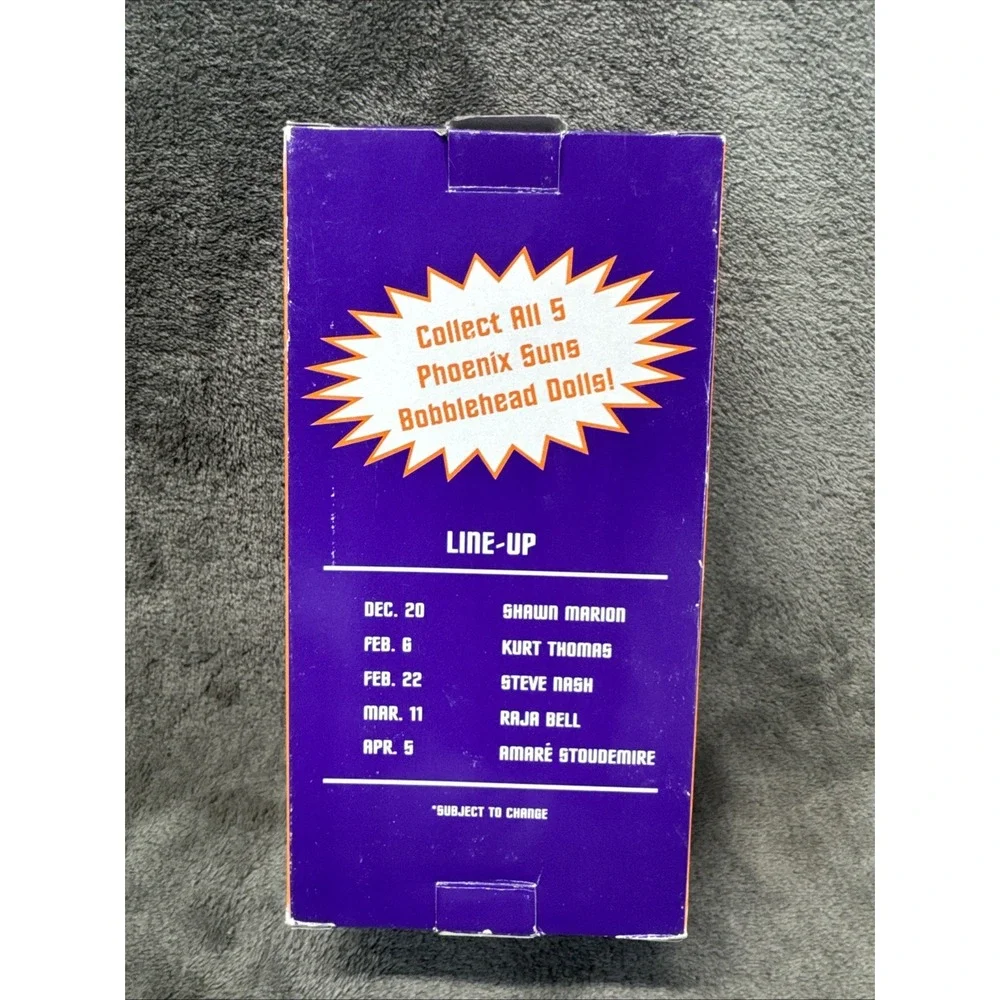Sports Authority Raja Bell 19 Phoenix Suns Bobble Head 2005-06 Purple 1‎ Of 5